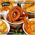 McCain Canada BREADED ONION RINGS Mc Cain 2Lbs 907g